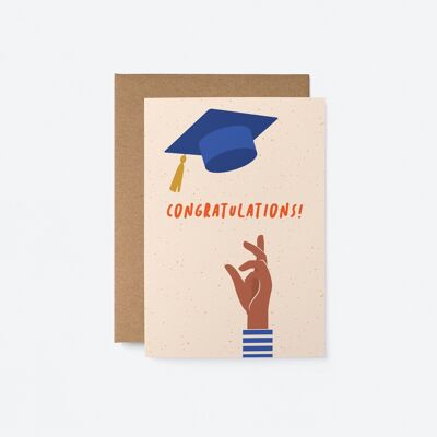 ¡Felicidades! - Tarjeta de graduación