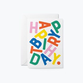 Joyeux anniversaire - Carte de voeux 1