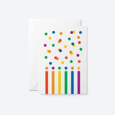 Happy Birthday - Pride Greeting Card