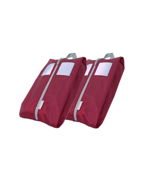 Shoebag Set 2-pcs Wine Red