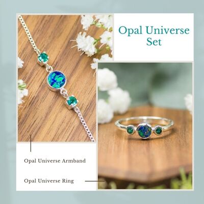 Parure de bijoux Opale Univers
