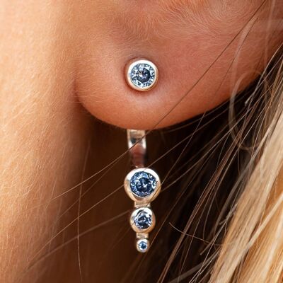 925 silver earrings | Diamond shower