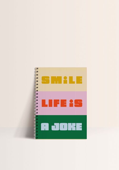 Carnet -  Smile life is a joke