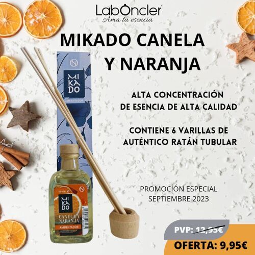 Ambientador Mikado Canela y Naranja