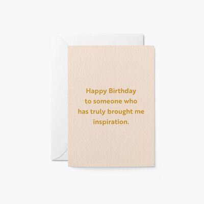 Happy Birthday - Greeting card