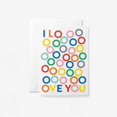 I love you - Greeting card