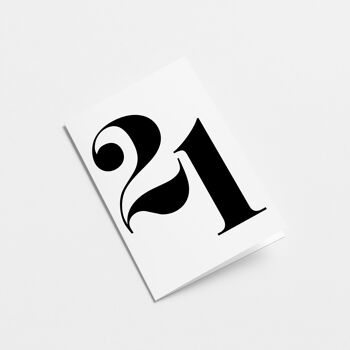 21e anniversaire - Carte de voeux 2