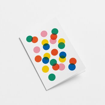 Confettis - Carte de voeux d'anniversaire 2