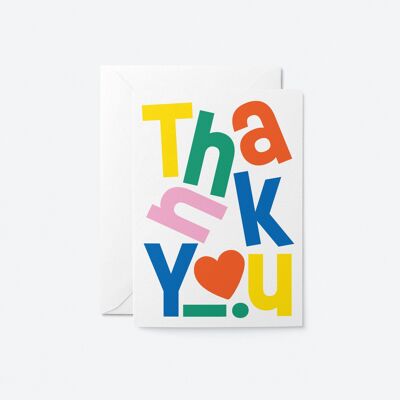 Thank you - Greeting card