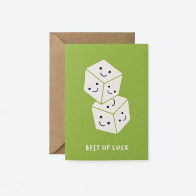 Best of Luck - Good luck greeting card