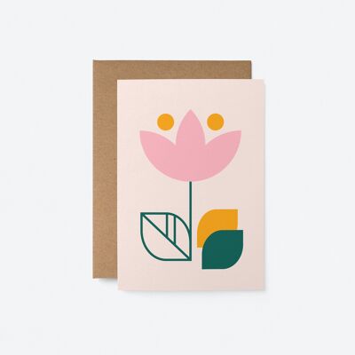 Flor No 2 - Tarjeta de felicitación diaria