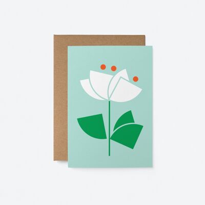 Flor No 8 - Tarjeta de felicitación diaria