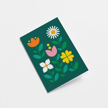 Fleur No 10 - Carte de vœux de tous les jours 2