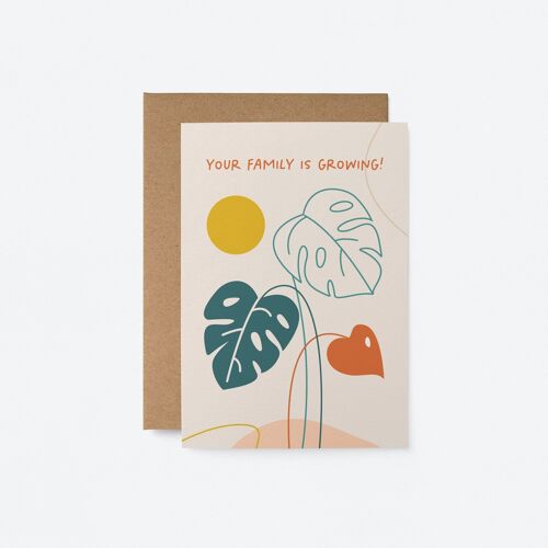 Your family is growing! - Birthday greeting card