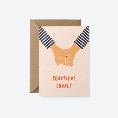 Beautiful couple - Love Greeting card
