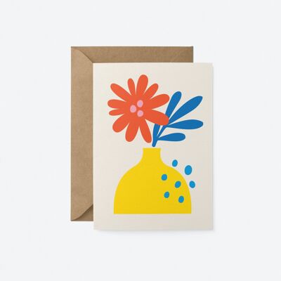 Blume - Alltagsgrußkarte