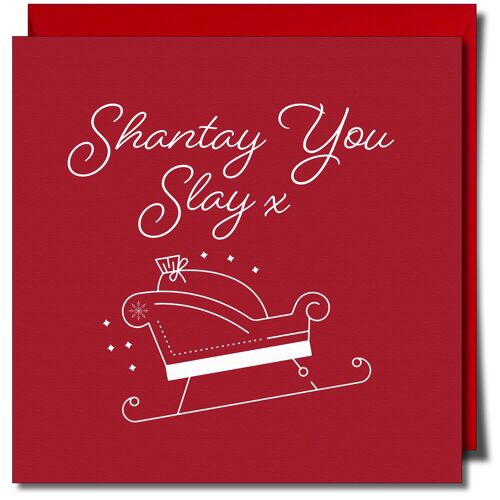 Shantay You Slay Christmas Card.