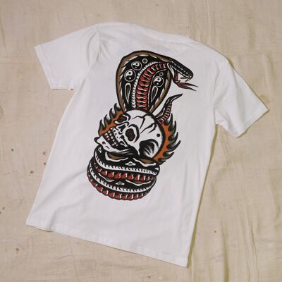 Psycho Serpent - Camiseta inspirada en alternativa, patineta y tatuaje
