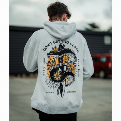 Charmer Heavyweight & Oversized Hoody – Alternativer, von Skateboard und Tattoo inspirierter Hoodie