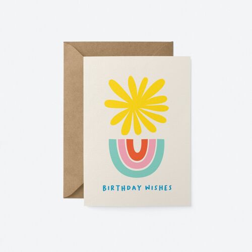 Birthday wishes - Greeting card