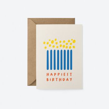 Joyeux anniversaire - Carte de voeux 1