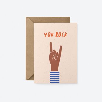 You Rock - Carte de voeux d'anniversaire 1