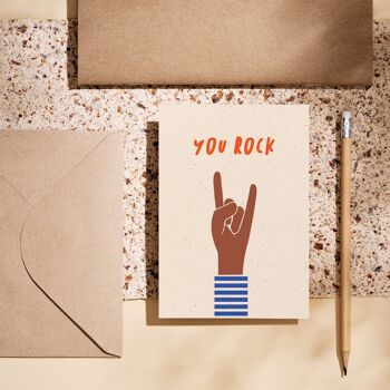 You Rock - Carte de voeux d'anniversaire 3