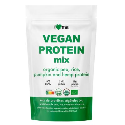Mezcla de proteínas vegetales ORGÁNICA VEGANA