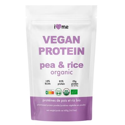 Proteine del Pisello e del Riso - VEGAN BIOLOGICHE