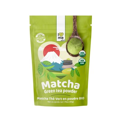 BIO-Matcha-Pulver, grüner Tee