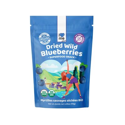 BIO getrocknete Blaubeeren