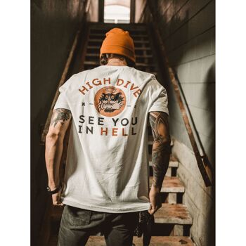 Rendez-vous en enfer - T-shirt inspiré de l'alternative, du skateboard et du tatouage 1