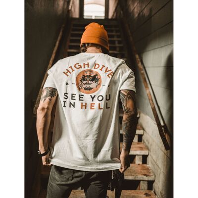 See you in Hell - Alternative, Skateboard and Tattoo inspired T-Shirt