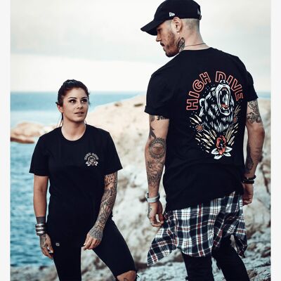 Bär, Rüben, Battlestar Galactica – Alternatives, Skateboard und Tattoo inspiriertes T-Shirt