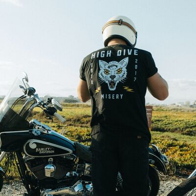 Misery - Camiseta inspirada en alternativa, skate y tatuaje