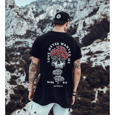 Love Never Wanted Me - Alternatives, Skateboard und Tattoo inspiriertes T-Shirt