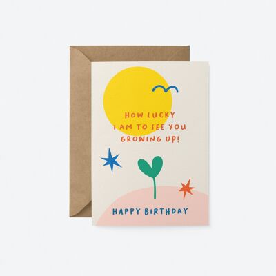 Feliz cumpleaños - Tarjeta de felicitación