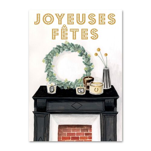 Carte Joyeuses Fêtes Senteurs