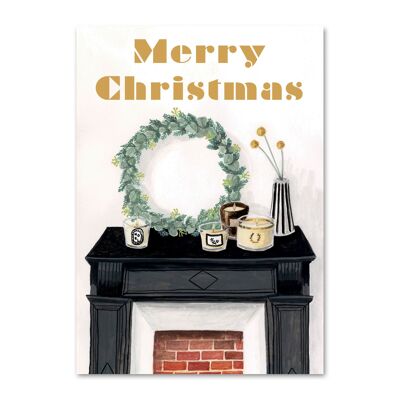 Carte Merry Christmas Senteurs