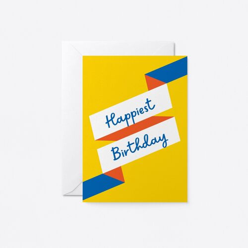 Happiest birthday! - Greeting card