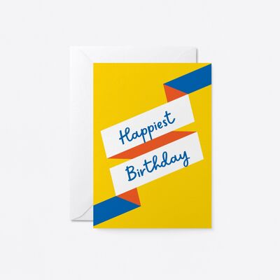 Happiest birthday! - Greeting card