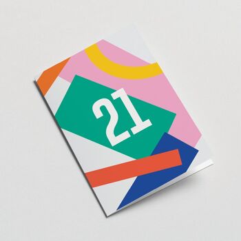 21e anniversaire - Carte de voeux 2