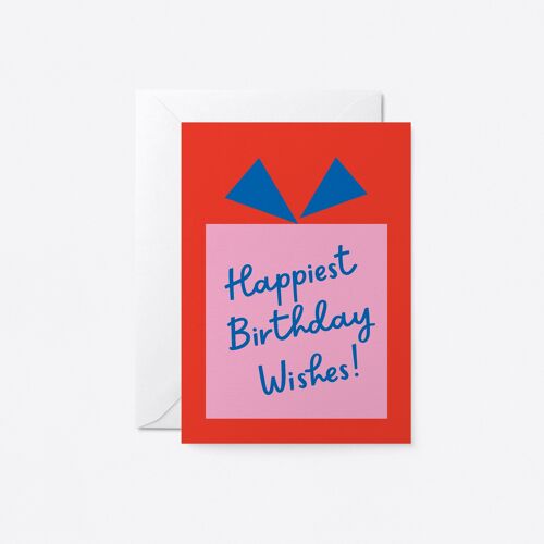 Happiest birthday wishes! - Greeting card