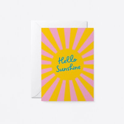 Hello sunshine! - Greeting card