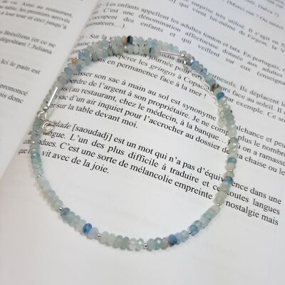 925 Silver Aquamarine Necklace