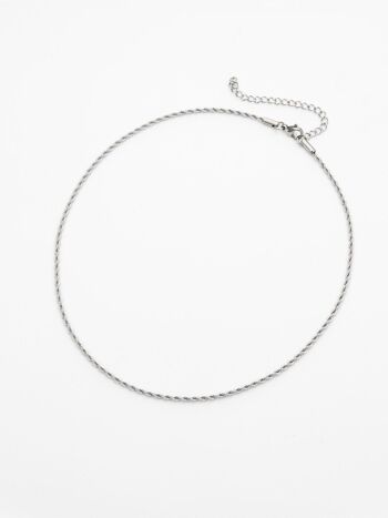 Collier Emily Plateado 1