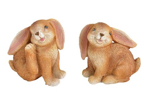 Hase aus Poly Braun 2-fach