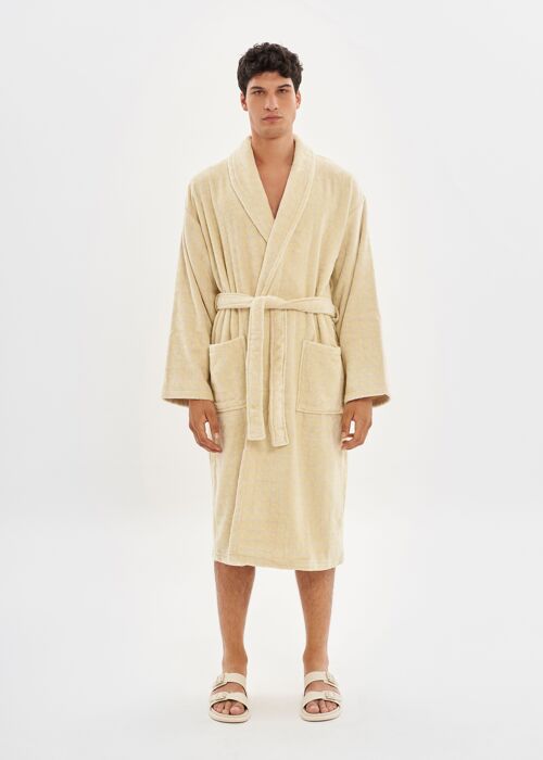 Bathrobe | Velour Geo Triangle