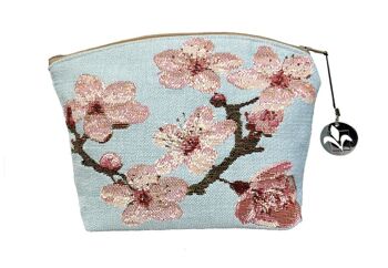 Trousse tissée Jacquard Cerisier Japonais 3