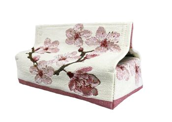 Boîte à mouchoirs tissée Cerisier Japonais 1